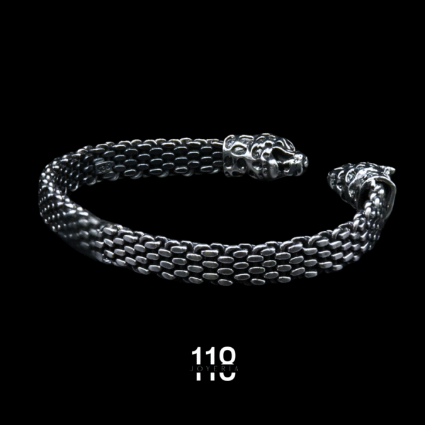 BRAZALETE TEJIDO CABEZA JAGUAR - Image 3
