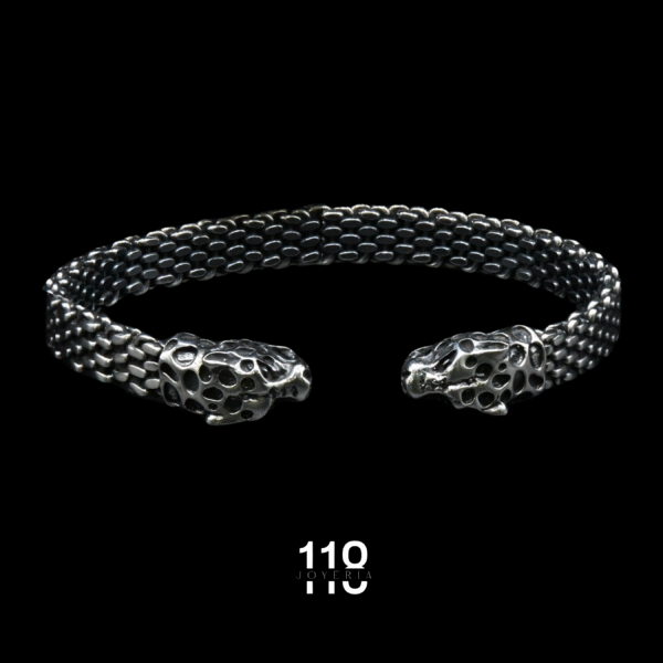 BRAZALETE TEJIDO CABEZA JAGUAR
