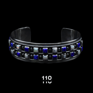 BRAZALETE DOBLE CUADROS CON ÓPALO