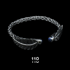 BRAZALETE REDONDO TEJIDO CON ALAS
