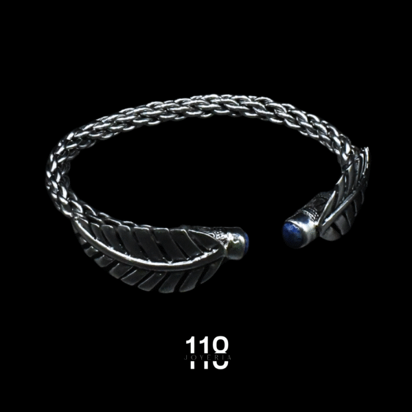 BRAZALETE REDONDO TEJIDO CON ALAS
