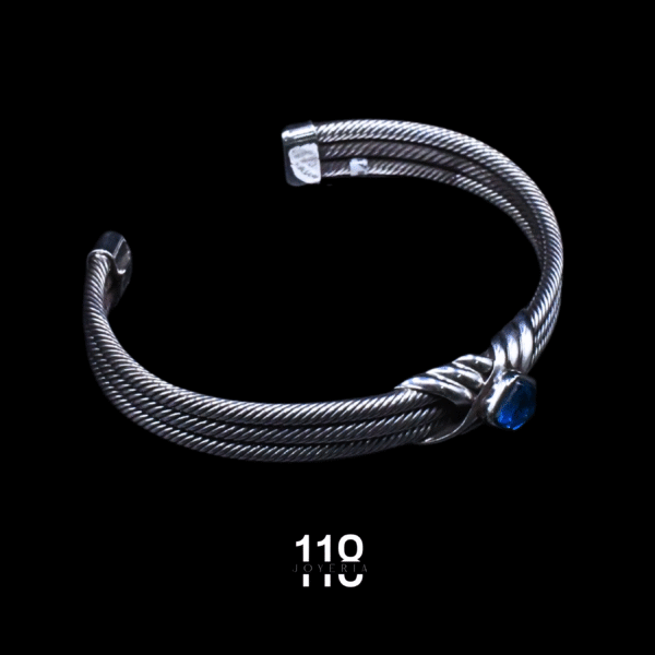 BRAZALETE TRIPLE CABLE-X-PIEDRA - Image 2