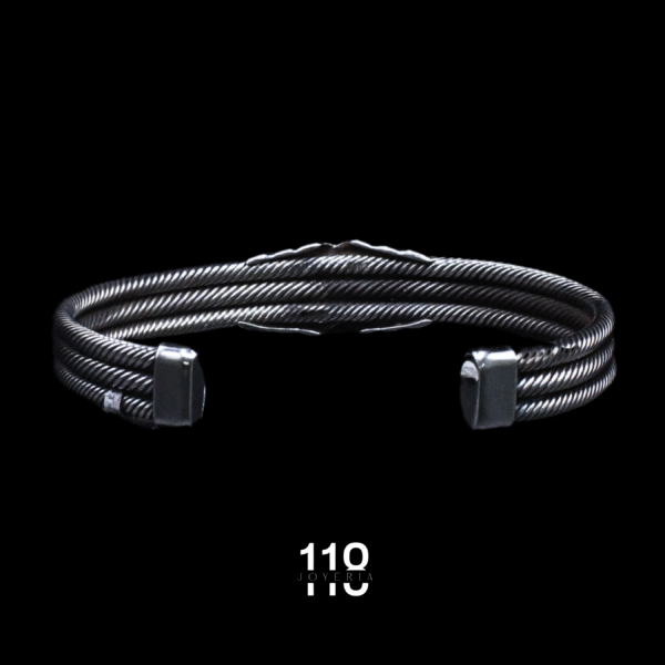 BRAZALETE TRIPLE CABLE-X-PIEDRA - Image 4