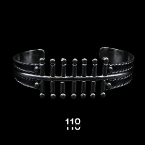 BRAZALETE OXIDADO CON 7 BARROTES