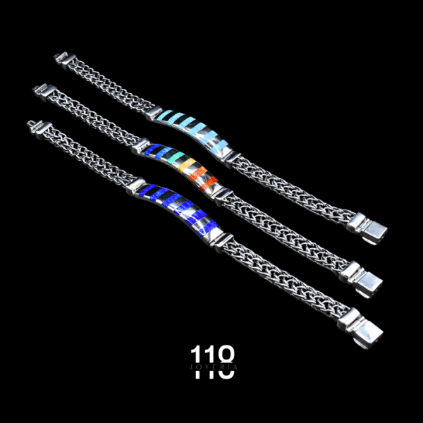 BRAZALETE LINEAS CON ÓPALO - Image 2
