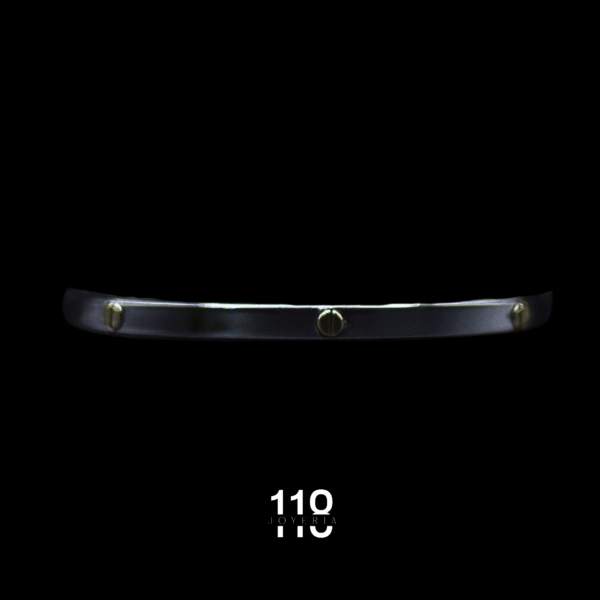 BRAZALETE CON TORNILLOS DE LATÓN