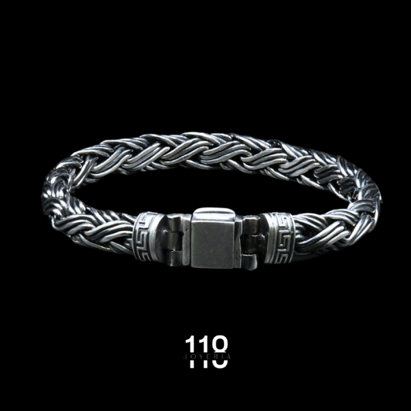PULSERA TRENZADA DOBLE PLANA - Image 3