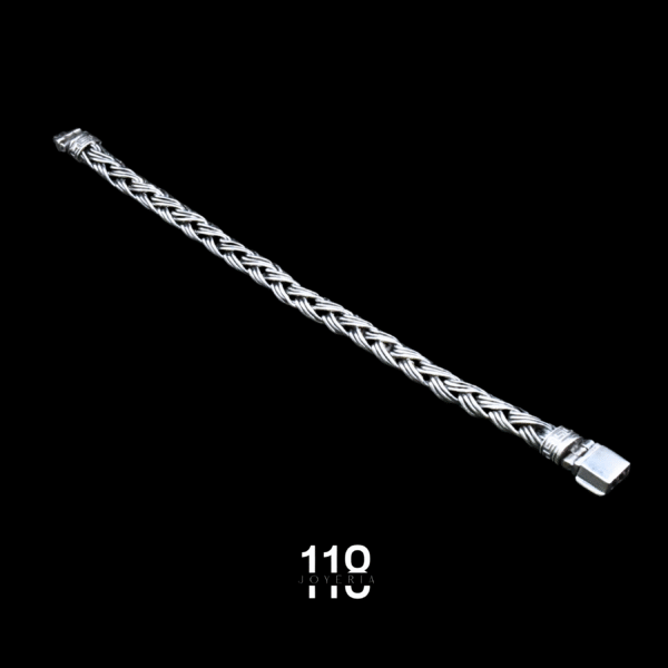 PULSERA TRENZADA DOBLE PLANA - Image 4