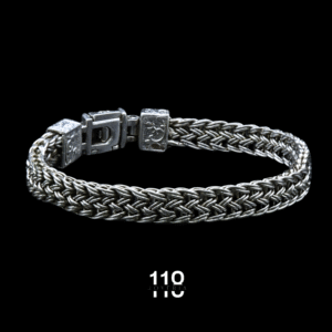 PULSERA TEJIDA TRENZADA PLANA