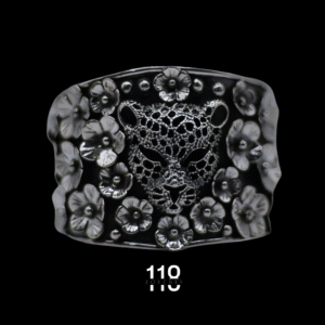 BRAZALETE DE FLORES CON JAGUAR