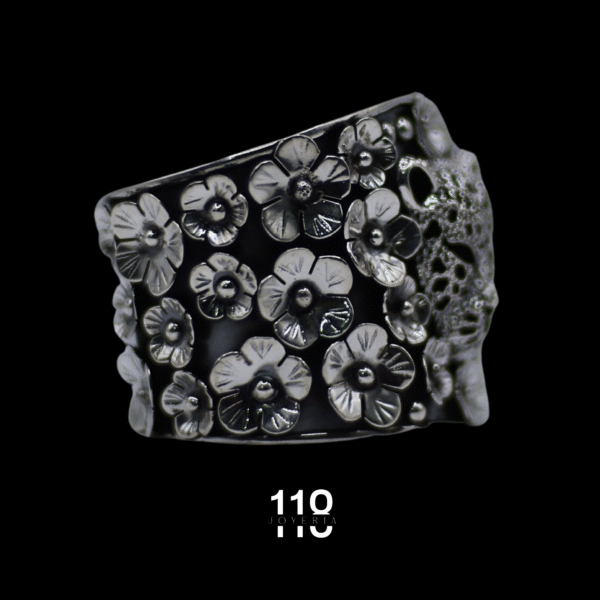 BRAZALETE DE FLORES CON JAGUAR - Image 2