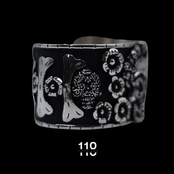 BRAZALETE DE CATRINA CORONA CON FLORES - Image 2