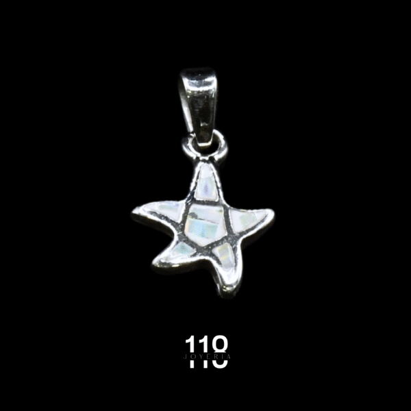 DIJE MINI DE ESTRELLA ÓPALO