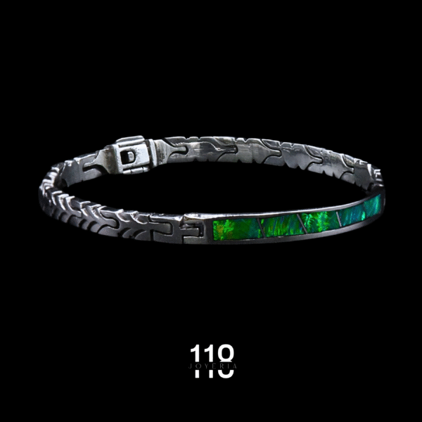 PULSERA GRECA CON BARRA DE ÓPALO - Image 2