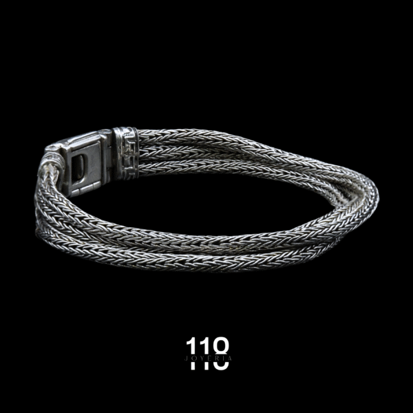 PULSERA TRIPLE REDONDA TEJIDA - Image 3