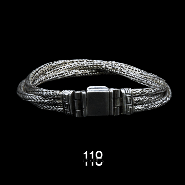 PULSERA TRIPLE REDONDA TEJIDA - Image 2