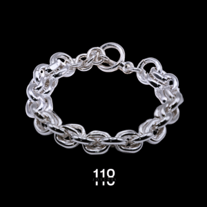 PULSERA ARGOLLAS CHICAS OVALADAS