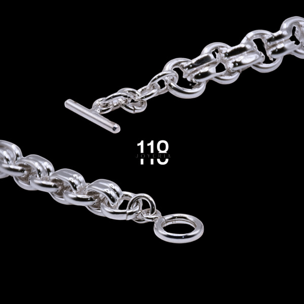PULSERA ARGOLLAS CHICAS OVALADAS - Image 3